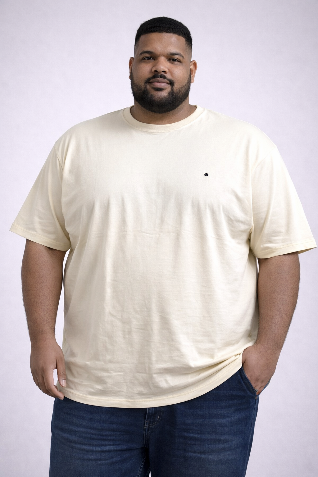 Premium Stencil Fabric Unisex Plain T-Shirt – Classic Comfort Fit (Available in 9 Colours)