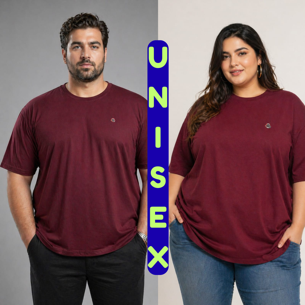 Unisex Oversized Premium Hosiery Tencel T-Shirt | Big Sizes 3XL to 12XL | Combo Offer