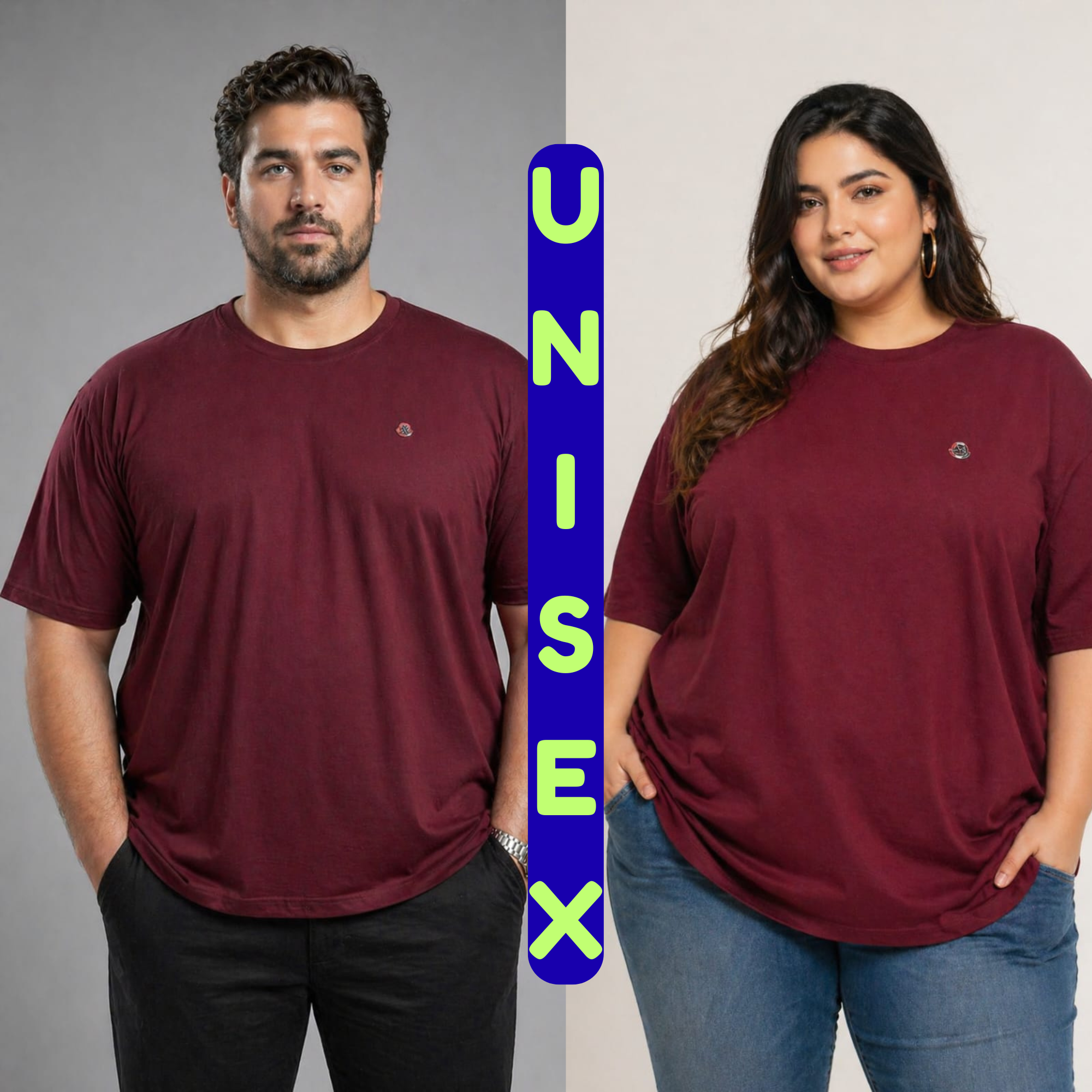 Unisex Oversized Premium Hosiery Tencel T-Shirt | Big Sizes 3XL to 12XL | Combo Offer