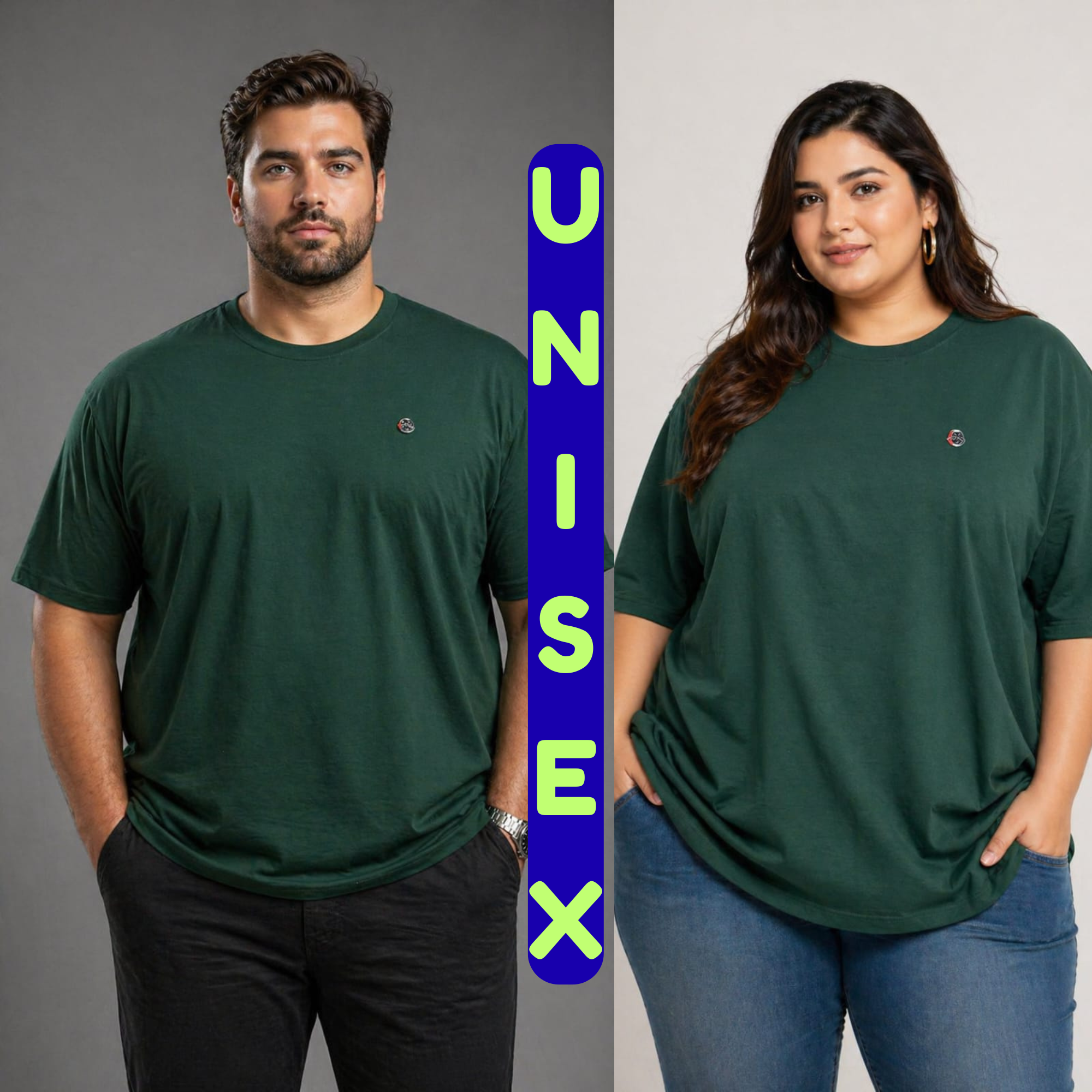 Unisex Oversized Premium Hosiery Tencel T-Shirt | Big Sizes 3XL to 12XL | Combo Offer