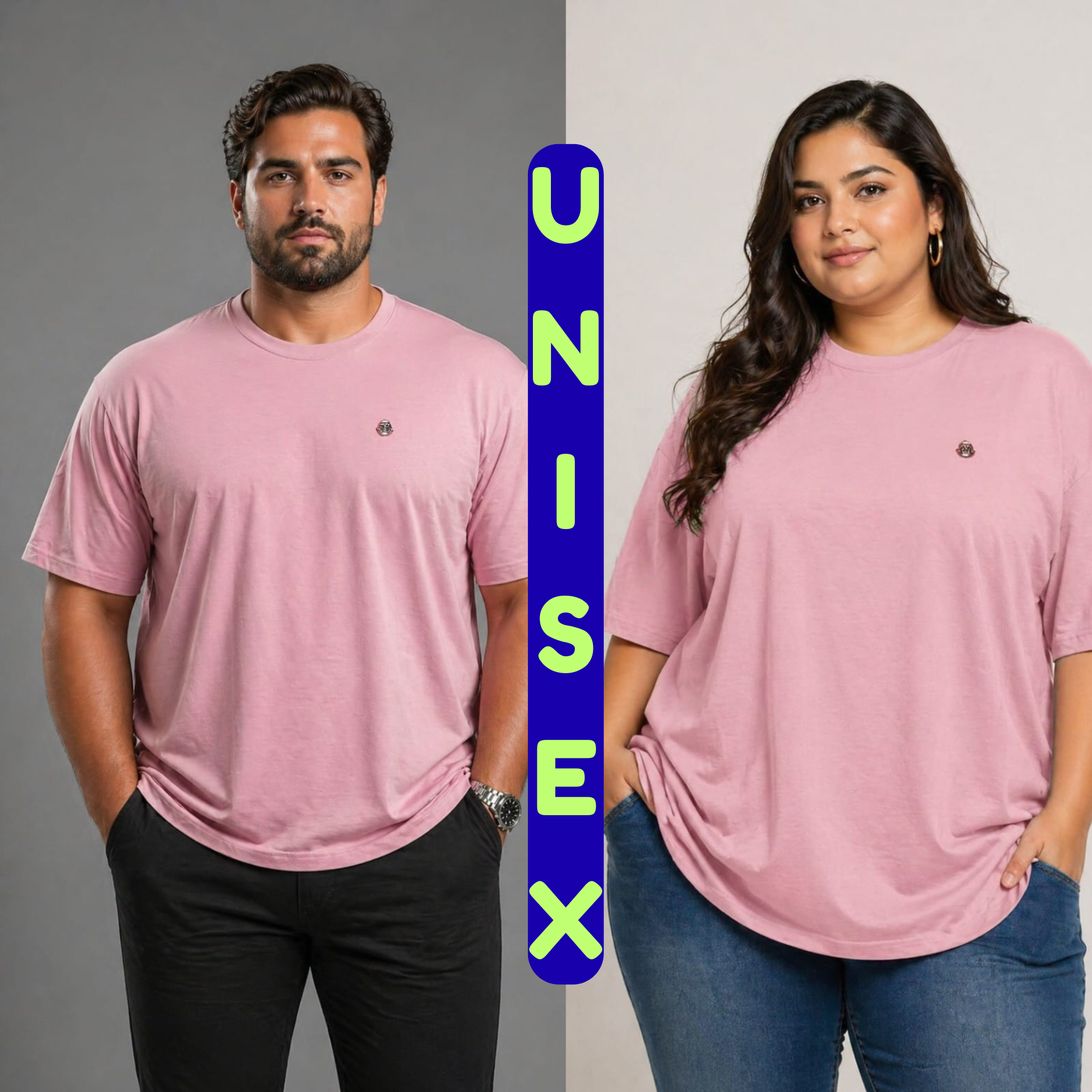 Unisex Oversized Premium Hosiery Tencel T-Shirt | Big Sizes 3XL to 12XL | Combo Offer