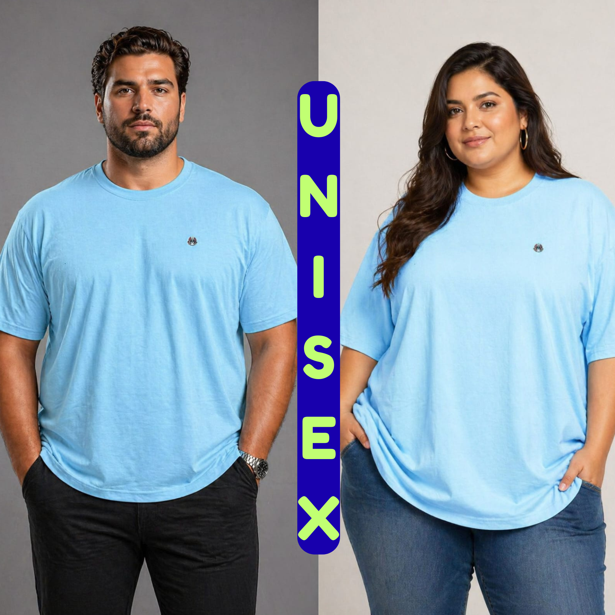 Unisex Oversized Premium Hosiery Tencel T-Shirt | Big Sizes 3XL to 12XL | Combo Offer