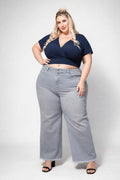 Full Stretch Wide Leg Denim Jeans